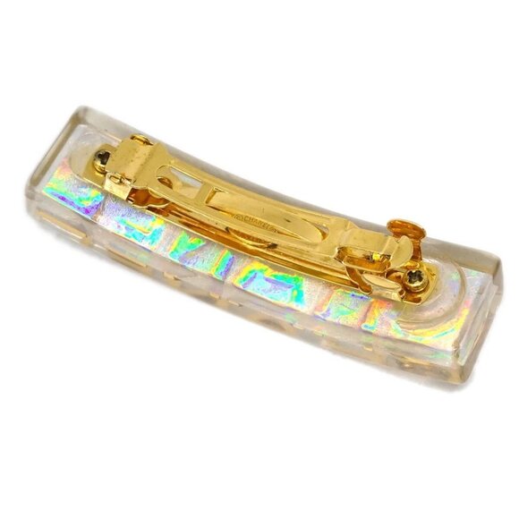Chanel Hair Clip Barrette Clear 97A 185016 - Picture 3 of 4
